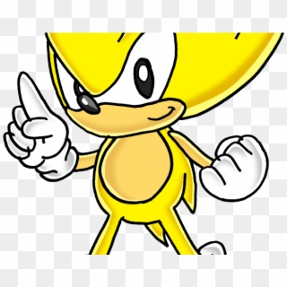 Classic Super Sonic - Sonic The Hedgehog Classic Super Sonic, HD Png  Download - vhv