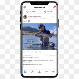 Fishbrain Features - Jigging, HD Png Download