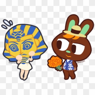 Lawlzy O'hare In The King Tut Mask Nobody Can See You - O Hare Animal Crossing, HD Png Download
