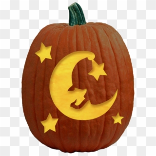 Moonlight Pumpkin Carving Pattern - Golden Retriever Pumpkin Carving Template, HD Png Download