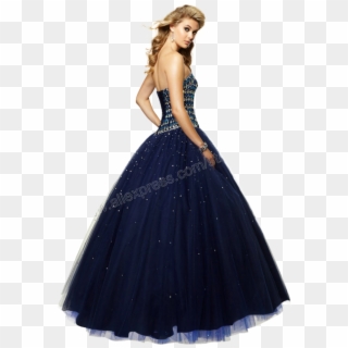 Cocktail Dresses For Prom Png Photo - Blonde In Prom Dress, Transparent Png