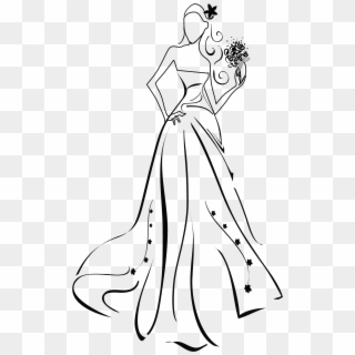 Prom Dresses Drawing - Prom Dresses Drawing Png, Transparent Png