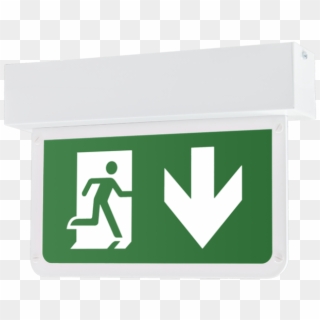 A Surface Mounted Led Exit Sign Compatible With Our - Fire Exit Signs, HD Png Download