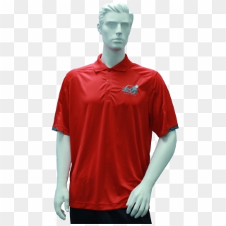 Elevate Polo - Red - Mannequin, HD Png Download