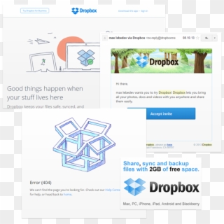 Dropbox Marketing - Dropbox, HD Png Download