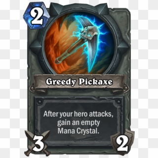 Greedy Pickaxe Card, HD Png Download
