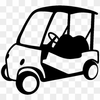 Image Royalty Free Collection Of Black And White High - Black And White Golf Cart Clipart, HD Png Download
