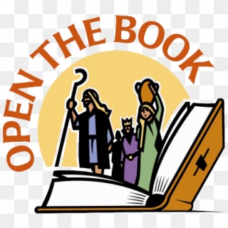 Stories Clipart Opened Book - Open The Book, HD Png Download