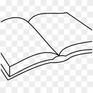 Drawn Bobook Opened Book - Simple Open Book Drawing, HD Png Download