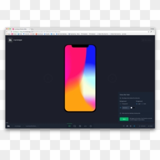 Iphone X Prototype Options - Invision Iphone X, HD Png Download