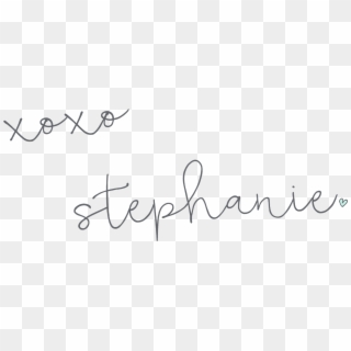 Xoxo Stephanie Signature Gift For Website Or Blog - Stephanie Signature, HD Png Download
