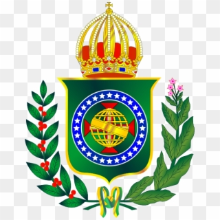 Circulo Monárquico Brasileiro Brasão Imperial Bandeira - Bandeira Do Brasil Na Época Do Império, HD Png Download