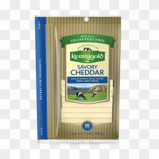 Savory Sliced Cheddar Cheese - Kerrygold Cheddar, HD Png Download