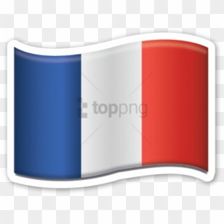 Free Png Bandera De Francia Emoji Png Image With Transparent - France Flag Emoji Sticker, Png Download