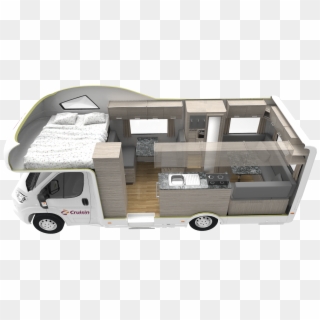 Vector Transparent Library Rv Drawing Campervan - Cruisin 6 Berth Deluxe, HD Png Download