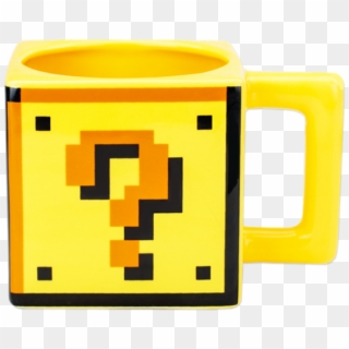 Super Mario Coffee Mug Creative Yellow Question Mark - Super Mario Bros Question Block, HD Png Download