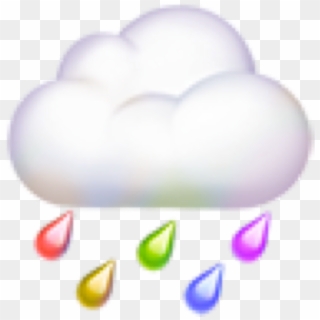 #raining #rainbow #emoji #cloud #overlay #overlays - ولك مثل مافعلت يوما, HD Png Download