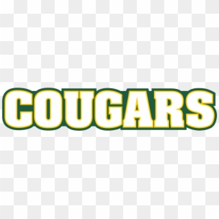 Cougars Only - Green And Gold Cougar, HD Png Download