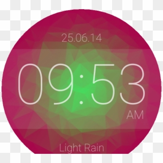 Digital Rg Watch Face Preview, HD Png Download