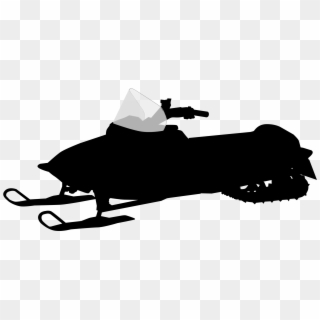 This Free Icons Png Design Of Snowmobile Silhouette - Snowmobile Clipart, Transparent Png