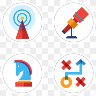 Custom Icons Match The Transparent Illustration Style - Circle, HD Png Download