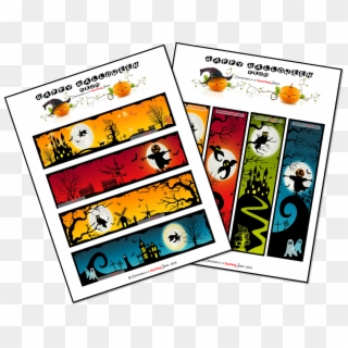 On A Fun Note, Here Are Some Halloween Bookmarks For, HD Png Download