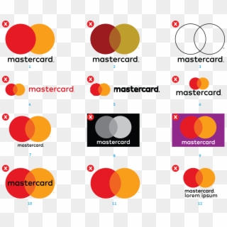 Images Of Incorrect Uses Of The Mastercard Logo - Usos Incorrectos De Logotipo, HD Png Download