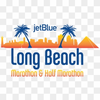 Jetblue Lb Marathon Logo Bluelb - Long Beach Marathon Logo, HD Png Download