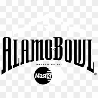Alamo Bowl Presented By Mastercard 01 Logo Black And - Alamo Bowl 2018, HD Png Download