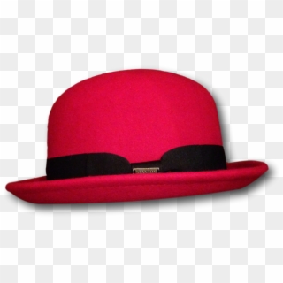Red Bowler Hat - Fedora, HD Png Download