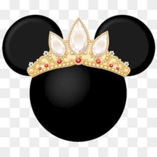 #princess #queen #crown #royal #royalty #gold #mickey, HD Png Download