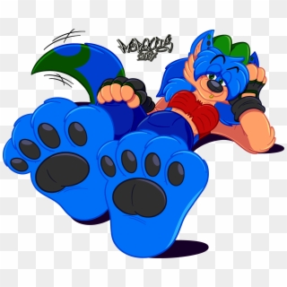 Big Strong Paws - Cartoon, HD Png Download
