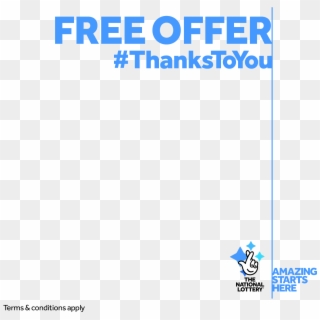 Free Offer Empty Bluetext - National Lottery, HD Png Download
