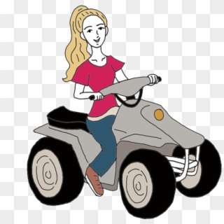 Clipart Freeuse Download Clipart Atv 4 Wheeler - Cartoon, HD Png Download