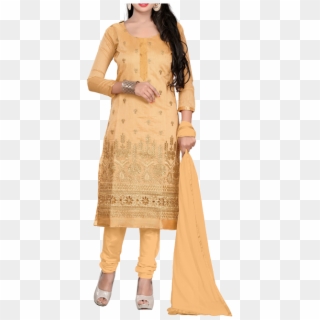 Shree Chiku Unstiched Salwar Suit Dress Material - Silk, HD Png Download
