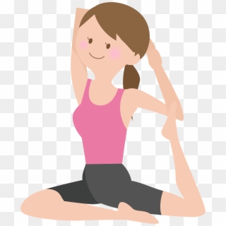 Woman Stretching Big Image Png Ⓒ - Stretching Clipart, Transparent Png