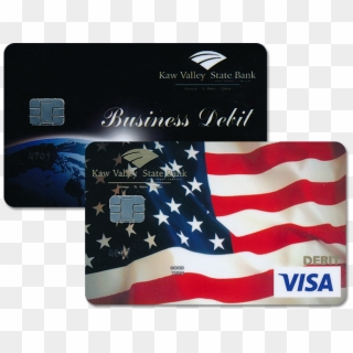 Business Debit Card - Flag Of The United States, HD Png Download