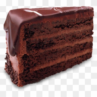 Chocolate Cake Slice Png - Chocolate Cake Transparent Background, Png Download