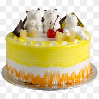Special Pine Apple Cake - Birthday Cake, HD Png Download