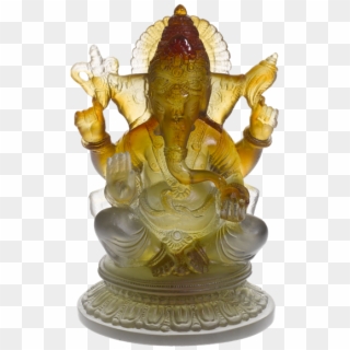 Ganesha Blessing - Statue, HD Png Download