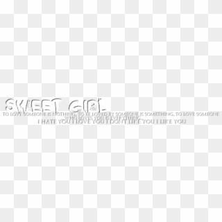 Girls Text Png - Calligraphy, Transparent Png