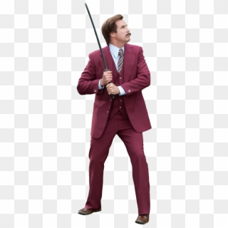 Right Click And Save As Then Open The Png In Photoshop - Ron Burgundy Face Png, Transparent Png