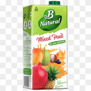 B Natural Mixed Fruit Drinks - Juicebox, HD Png Download