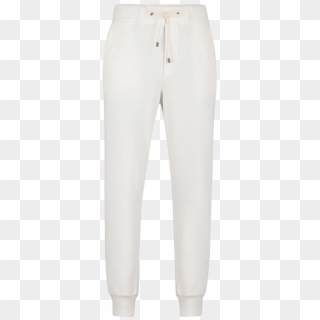 White Cotton Jogging Trousers, HD Png Download