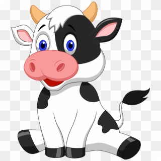 Cows Clipart Bone - Baby Cow Clipart, HD Png Download