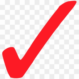 Small - Check Mark Red Png, Transparent Png