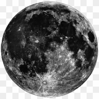 Moon Vector Png - Full Moon, Transparent Png