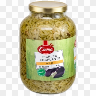 Emma Pickled Eggplant In Oil - Pickled Eggplant In Can, HD Png Download