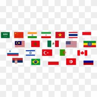 Saudi Arabia, China, India, Iran, Vietnam, Thailand, - Israel Flag, HD Png Download