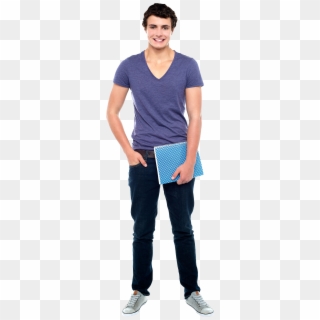 college student standing